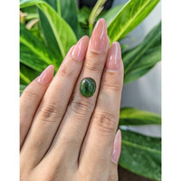 6.09 Ct. Cabochon Tourmaline from Mozambique Life Style