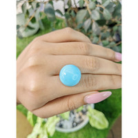 27.74 Ct. Cabochon Turquoise from United States Life Style