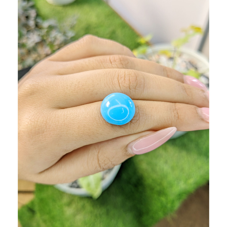 7.42 Ct. Cabochon Turquoise from United States