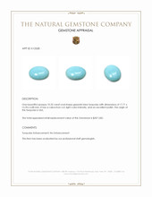 10.35 Ct. Cabochon Turquoise from USA Appraisal