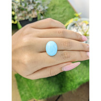 15.19 Ct. Cabochon Turquoise from United States Life Style