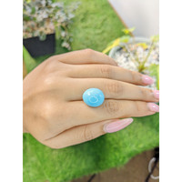 15.65 Ct. Cabochon Turquoise from United States Life Style