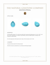 5.75 Ct. Cabochon Turquoise from United States Appraisal