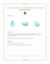 14.84 Ct. Cabochon Turquoise from United States Appraisal