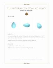 4.98 Ct. Cabochon Turquoise from United States Appraisal