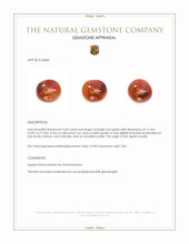 4.44 Ct. Cabochon Agate from India Appraisal