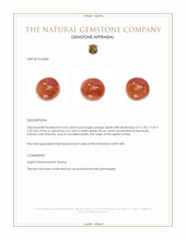 5.42 Ct. Cabochon Agate from India Appraisal