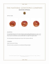 5.33 Ct. Cabochon Agate from India Appraisal