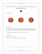 3.57 Ct. Cabochon Agate from India Appraisal