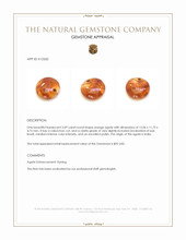 5.09 Ct. Cabochon Agate from India Appraisal