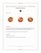 5.09 Ct. Cabochon Agate from India Appraisal