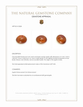 4.64 Ct. Cabochon Agate from India Appraisal