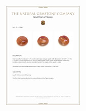 5.91 Ct. Cabochon Agate from India Appraisal