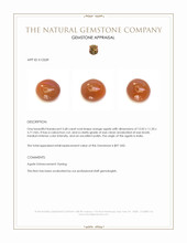 5.68 Ct. Cabochon Agate from India Appraisal