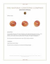 5.79 Ct. Cabochon Agate from Madagascar Appraisal