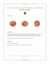 5.79 Ct. Cabochon Agate from Madagascar Appraisal