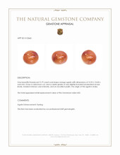 3.79 Ct. Cabochon Agate from India Appraisal