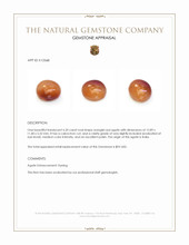 6.20 Ct. Cabochon Agate from India Appraisal