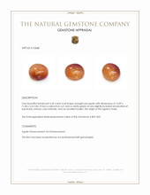 6.20 Ct. Cabochon Agate from India Appraisal