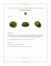 4.57 Ct. Cabochon Tourmaline from Mozambique Appraisal