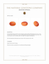 8.04 Ct. Cabochon Agate from Madagascar Appraisal