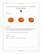 5.79 Ct. Cabochon Agate from India Appraisal