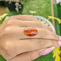 9.00 Ct. Cabochon Agate from India Life Style