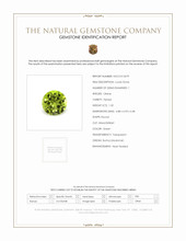 1.32 Ct. Peridot from Burma (Myanmar) Scan Report