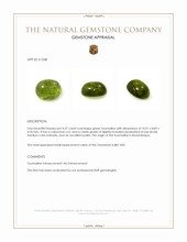 4.37 Ct. Cabochon Tourmaline from Mozambique Appraisal