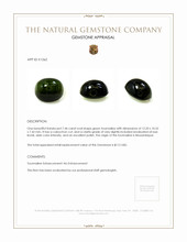 7.46 Ct. Cabochon Tourmaline from Mozambique Appraisal