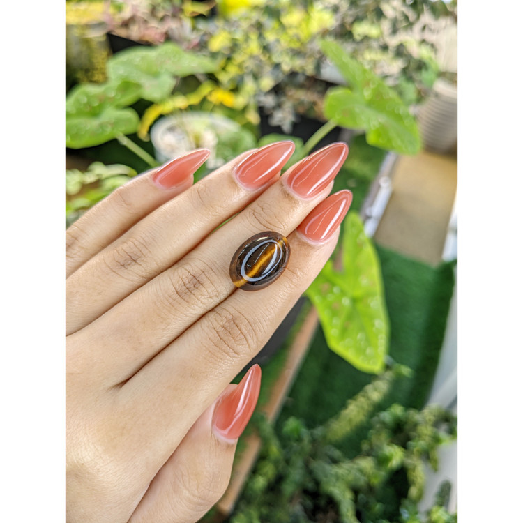 10.34 Ct. Cabochon Tiger's Eye from South Africa
