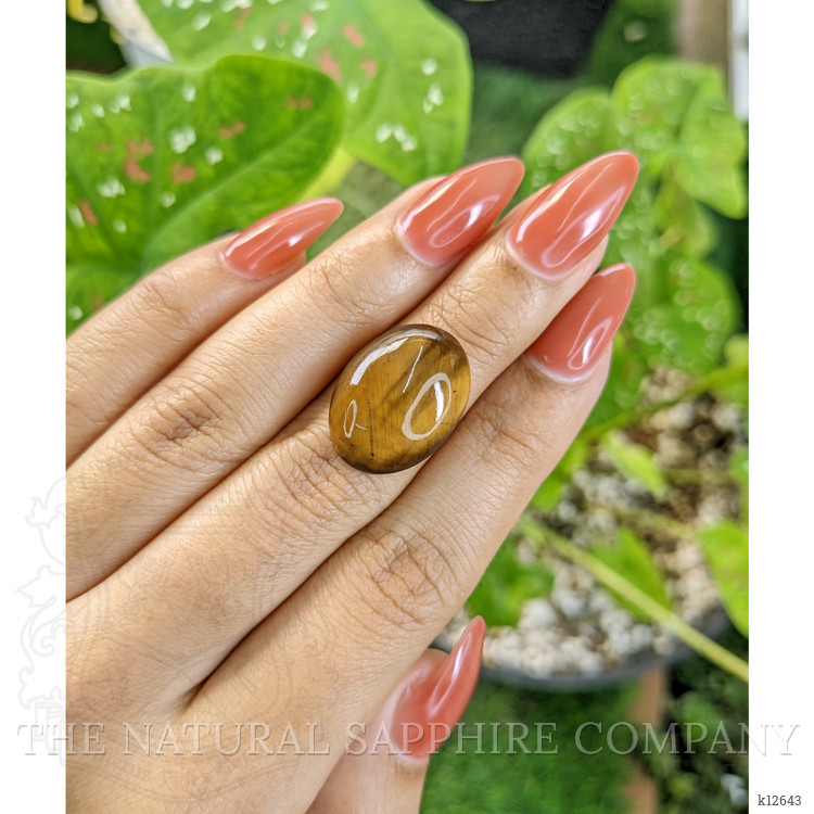 12.27 Ct. Cabochon Tiger's Eye from South Africa