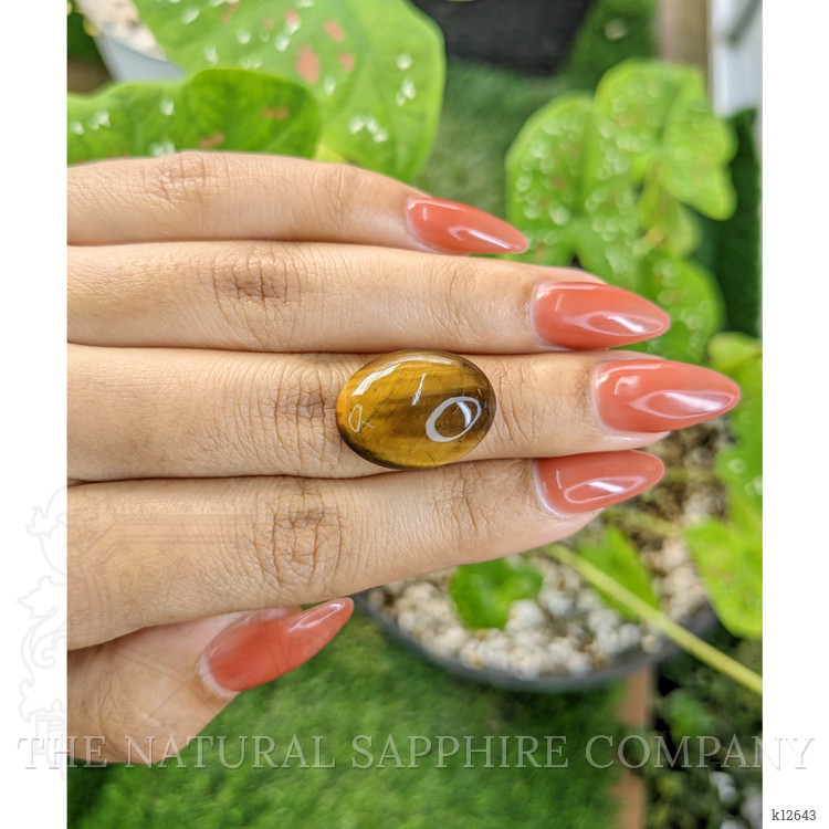 12.27 Ct. Cabochon Tiger's Eye from South Africa