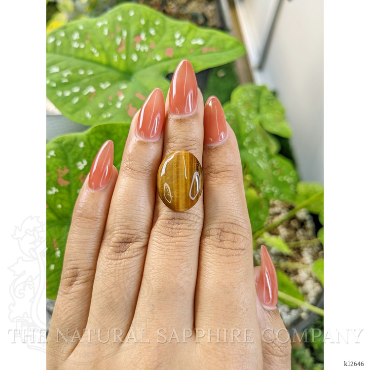 9.72 Ct. Cabochon Tiger's Eye from South Africa