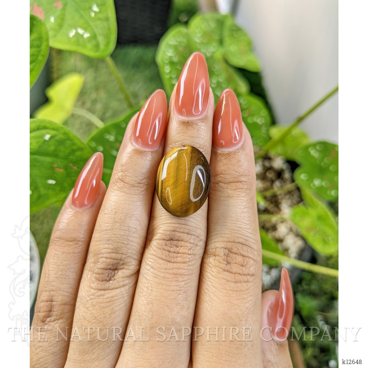 10.90 Ct. Cabochon Tiger's Eye from South Africa