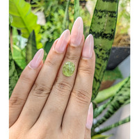 5.88 Ct. Cabochon Tourmaline from Mozambique Life Style