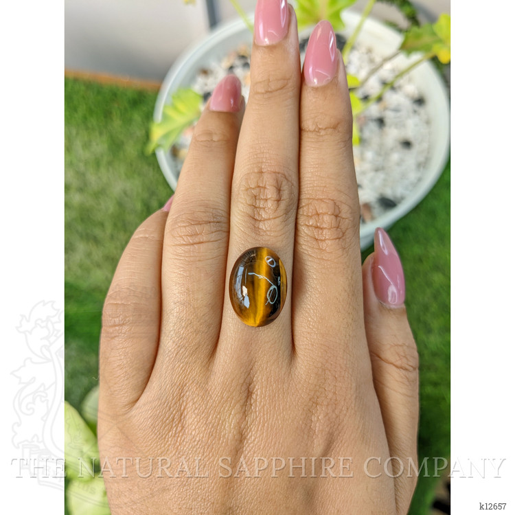 8.83 Ct. Cabochon Tiger's Eye from South Africa