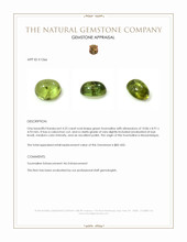 4.25 Ct. Cabochon Tourmaline from Mozambique Appraisal