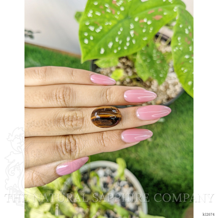 15.13 Ct. Cabochon Tiger's Eye from South Africa