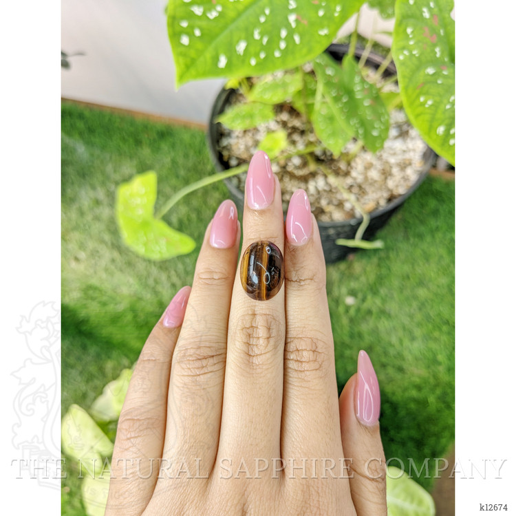 15.13 Ct. Cabochon Tiger's Eye from South Africa