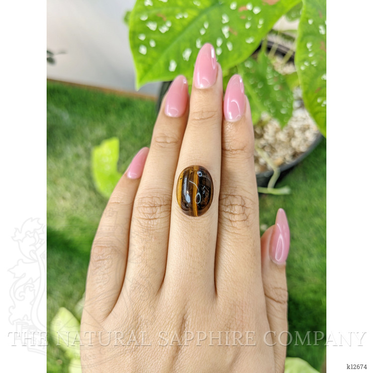 15.13 Ct. Cabochon Tiger's Eye from South Africa
