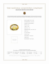 4.52 Ct. Citrine from Brazil Scan Report