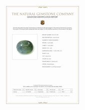 6.00 Ct. Bi Color Cabochon Tourmaline from Mozambique Scan Report