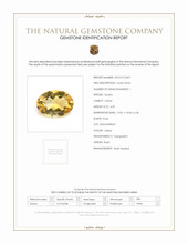 4.59 Ct. Citrine from Brazil Scan Report