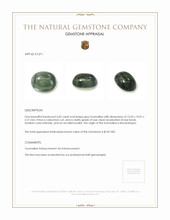 6.02 Ct. Cabochon Tourmaline from Mozambique Appraisal