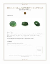4.43 Ct. Cabochon Tourmaline from Mozambique Appraisal