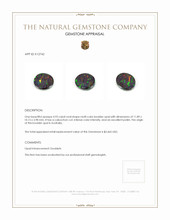 4.93 Ct. Boulder Opal from Australia Appraisal