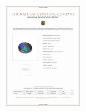4.30 Ct. Black Opal from Australia Scan Report