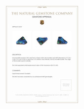 5.83 Ct. Boulder Opal from Australia Appraisal
