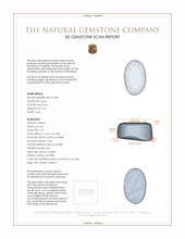 1.45 Ct. Boulder Opal from Australia 3 D Scan Report